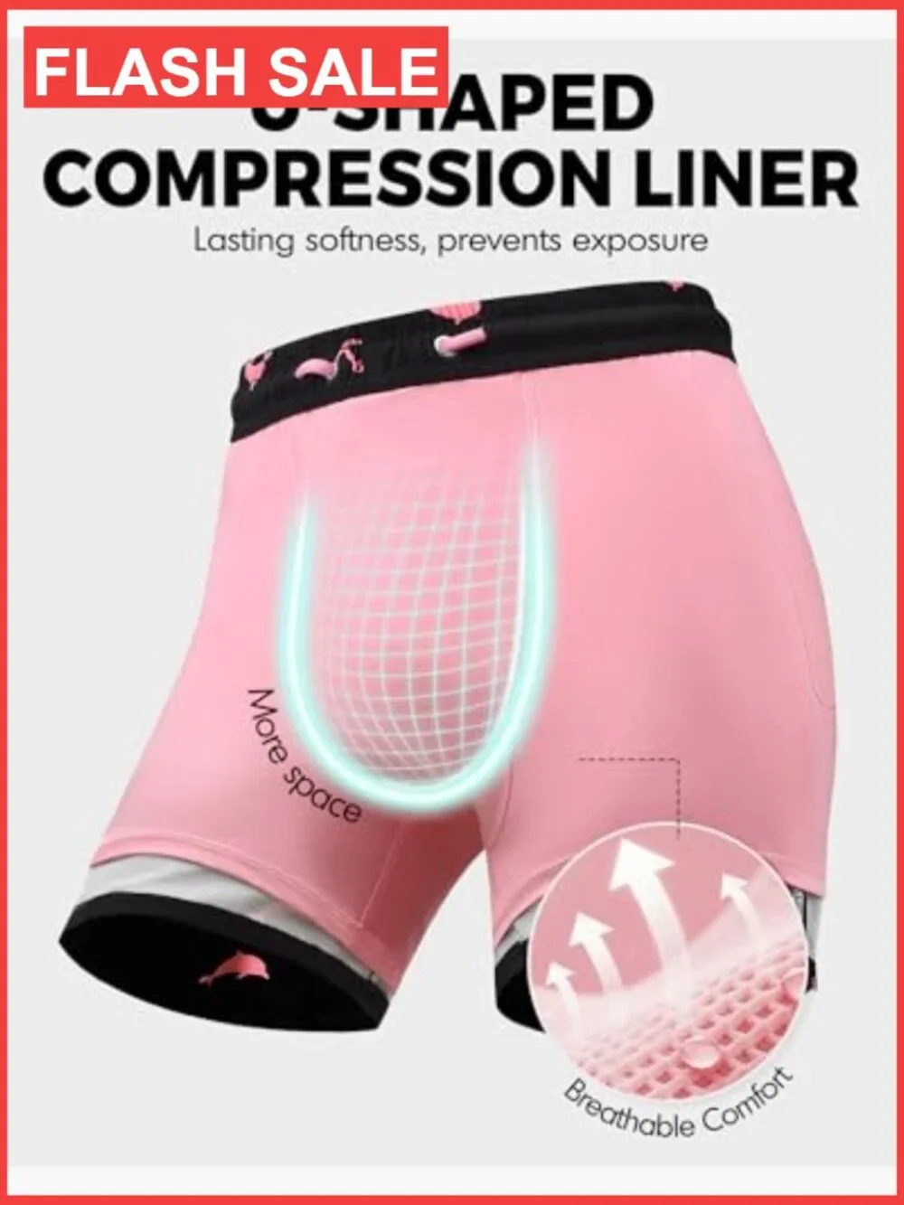 Men's Swim Trunks with Compression Liner 7